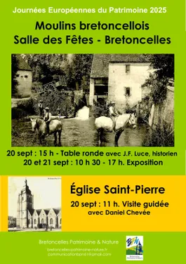 BRETONCELLES (61) - Exposition et table ronde sur les 8 moulins de...