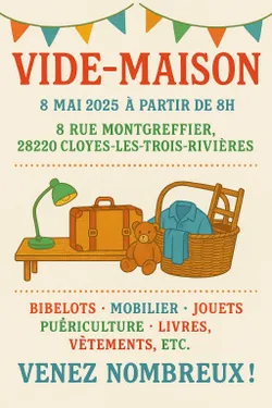 CLOYES-SUR-LE-LOIR - Vide maison 