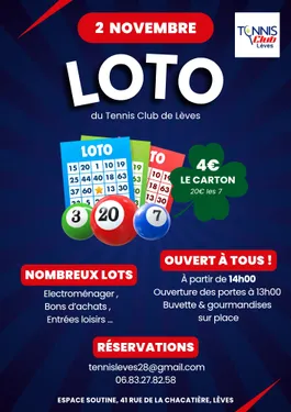 LÈVES - Loto du club de tennis