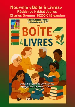 CHÂTEAUDUN - Inauguration d'une nouvelle boite à livres