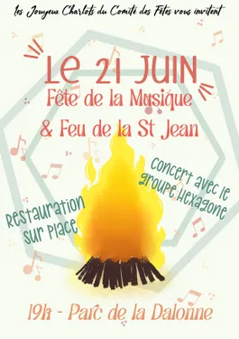 JOUY - Fête de la musique et Feu de la Saint-Jean