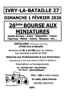 IVRY-LA-BATAILLE (27) - 26e bourse aux miniatures