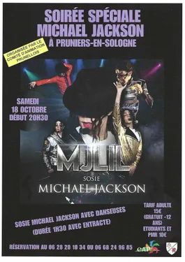 PRUNIERS-EN-SOLOGNE (41) - Soirée spéciale Mickael Jackson