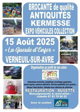 VERNEUIL-SUR-AVRE (27) - Brocante Antiquités Kermesse de la Gueule...