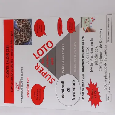 CLOYES-SUR-LE-LOIR - Loto de l'AC Cloyes