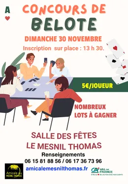 LE MESNIL-THOMAS - Concours de belote