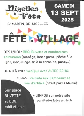 SAINT-MARTIN-DE-NIGELLES – Fête du village
