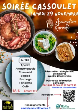 LE MESNIL-THOMAS - Soirée Cassoulet-Karaoké
