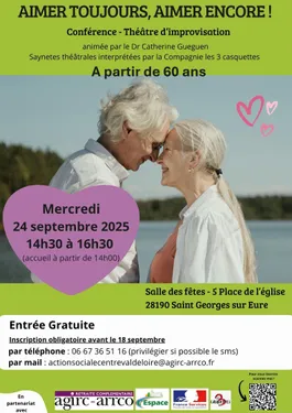 SAINT-GEORGES-SUR-EURE - Conférence - théâtre : Aimer toujours,...