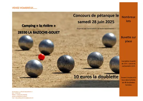 LA BAZOCHE-GOUËT - Concours de pétanque