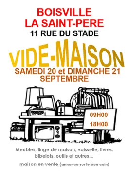 BOISVILLE-LA-SAINT-PÉRE – Vide maison 