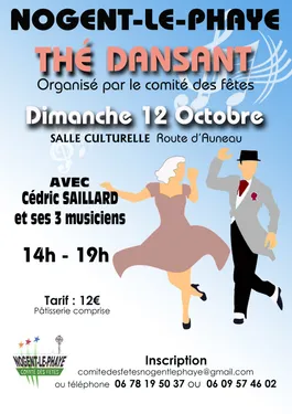 NOGENT-LE-PHAYE – Thé dansant avec Cédric Saillard