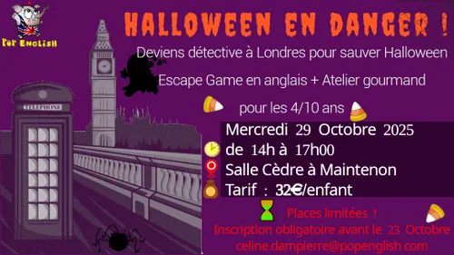 MAINTENON - Jeune public : Halloween en danger !