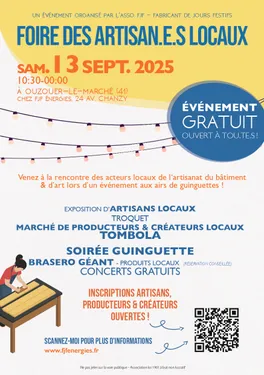 OUZOUER-LE-MARCHÉ (41) - Foire des artisans locaux