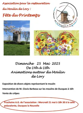 OUCQUES (41) - Fête du Printemps au Moulin de Lory