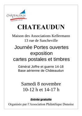 CHÂTEAUDUN - Exposition cartes postales et timbres - Journée portes...