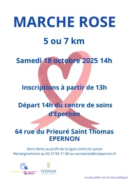 ÉPERNON - Marche Rose : Marche solidaire contre le cancer du sein