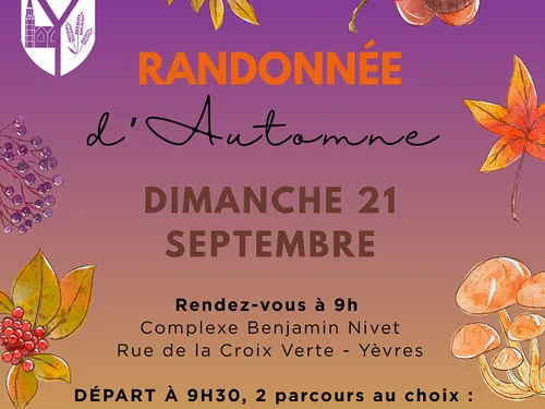 YÈVRES - Randonnée d'automne