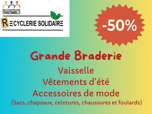 MAINVILLIERS - Grande braderie à la Recyclerie Solidaire