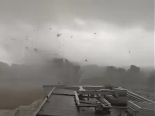 Une tornade observée lundi à l'aéroport de Tours