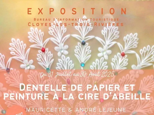 CLOYES-SUR-LE-LOIR - Exposition : Dentelles de papier et peinture à...