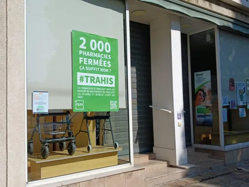 Rideau fermé pour les pharmacies