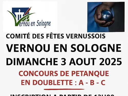 VERNOU-EN-SOLOGNE (41) - Concours de pétanque