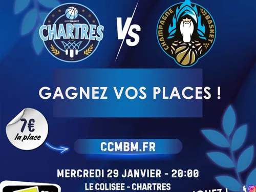 Gagnez vos billets et soutenez le C'CMBM face à CHÂLONS-REIMS !