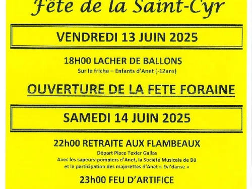 ANET - Fête de la Saint-Cyr