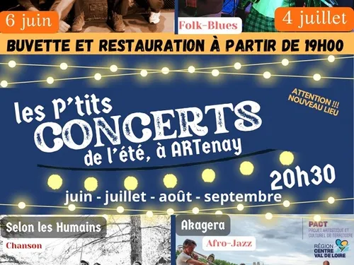 ARTENAY (45) - Les P'tits concerts de l'été : Akagera