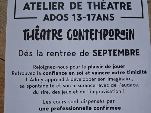 AUNAY-SOUS-CRÉCY - Atelier de théâtre ados