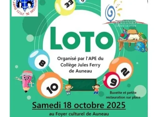 AUNEAU - Loto de l'APE du collège