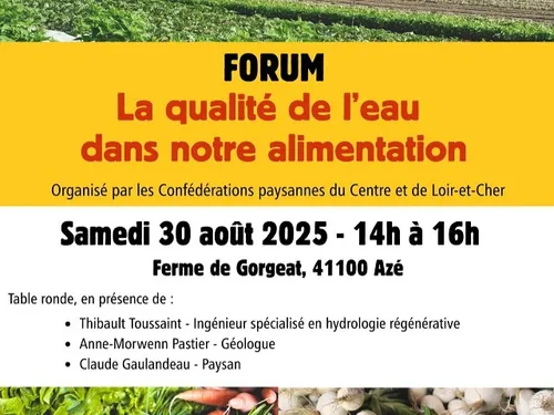 AZÉ (41) - Forum : La qualité de l'eau dans notre alimentation