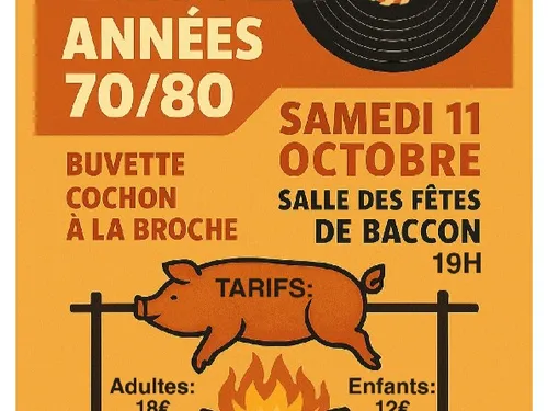 BACCON (45) - Soirée vinyle années 70/80