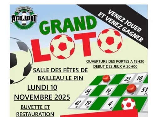 BAILLEAU-LE-PIN - Loto de l'ACB Foot