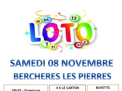 BERCHÈRES-LES-PIERRES - Loto de Vive La Vie et le Tennis Club