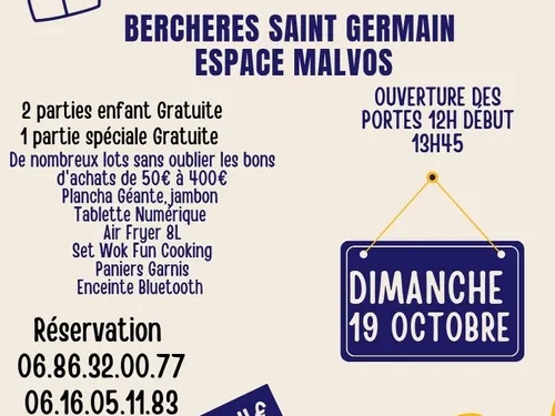 BERCHÈRES-SAINT-GERMAIN - Loto