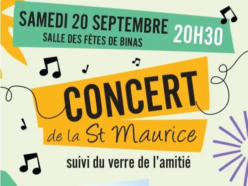 BINAS (41) - Concert de la Saint Maurice