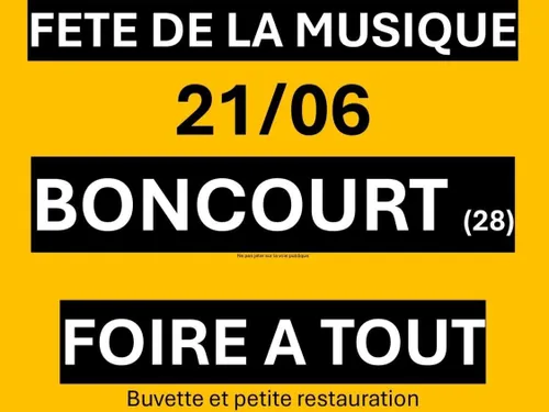 BONCOURT - Foire à tout et fête de la musique 