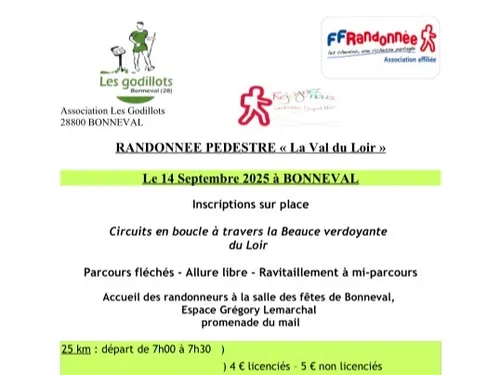 BONNEVAL - Randonnée pédestre « La Val du Loir »