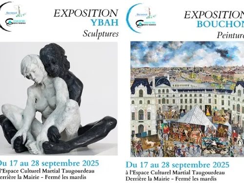 BONNEVAL - Exposition : Ybah et Bouchon, peintures et sculptures