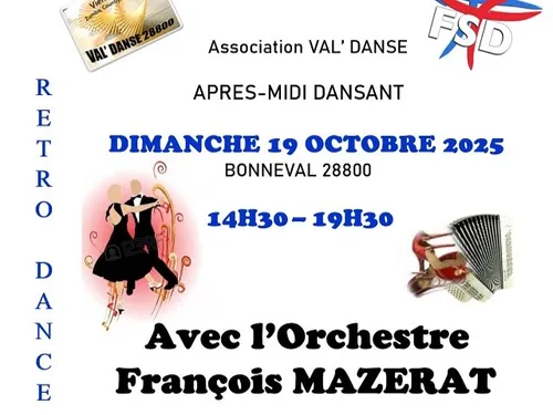 BONNEVAL – Après-midi dansant avec François Mazerat
