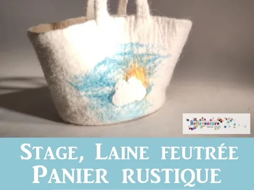 BOURSAY (41) - Stage : Laine feutrée, faire un panier rustique