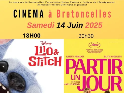 BRETONCELLES (61) - Cinéma : Lilo & stitch / Partir un jour