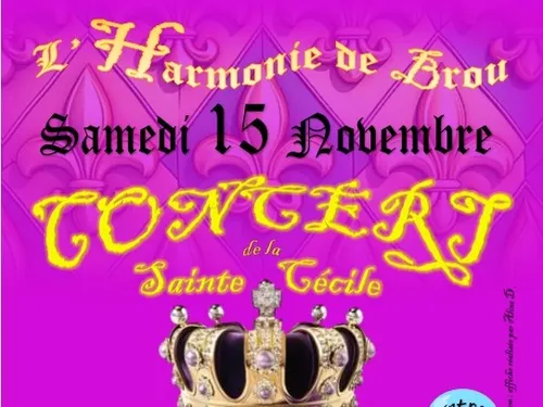 BROU - Concert de Sainte-Cécile de l'Harmonie de Brou