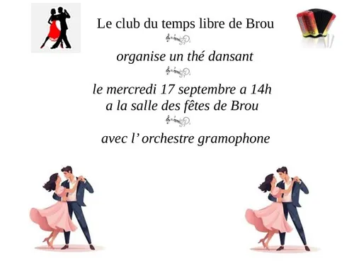 BROU - Thé dansant avec l'orchestre Gramophone