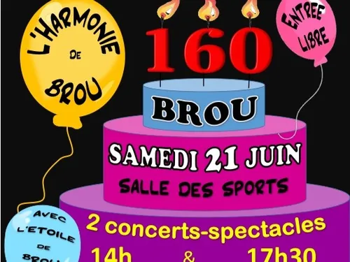 BROU - Aubade et déambulation de l'Harmonie de Brou