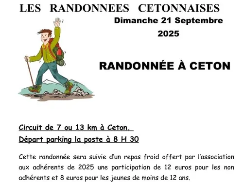 CETON (61) - Randonnée pédestre des Randonnées Cetonnaises