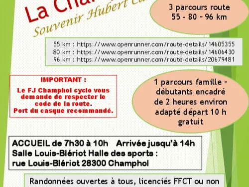 CHAMPHOL - Cylotourisme : La Champholoise
