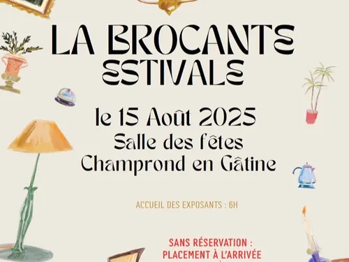 CHAMPROND-EN-GÂTINE - Brocante estivale